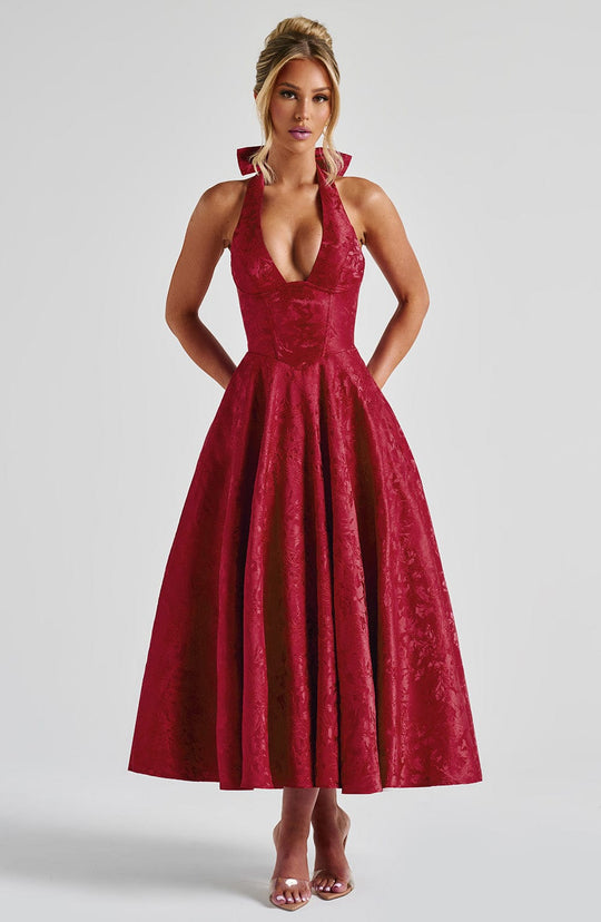 Lisa | Romantische Midi Jurk