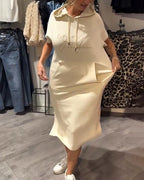 Julia | Elegante Jurk Met Capuchon