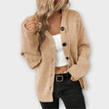 Berta™ - Elegante cardigan con chiusura a strisce