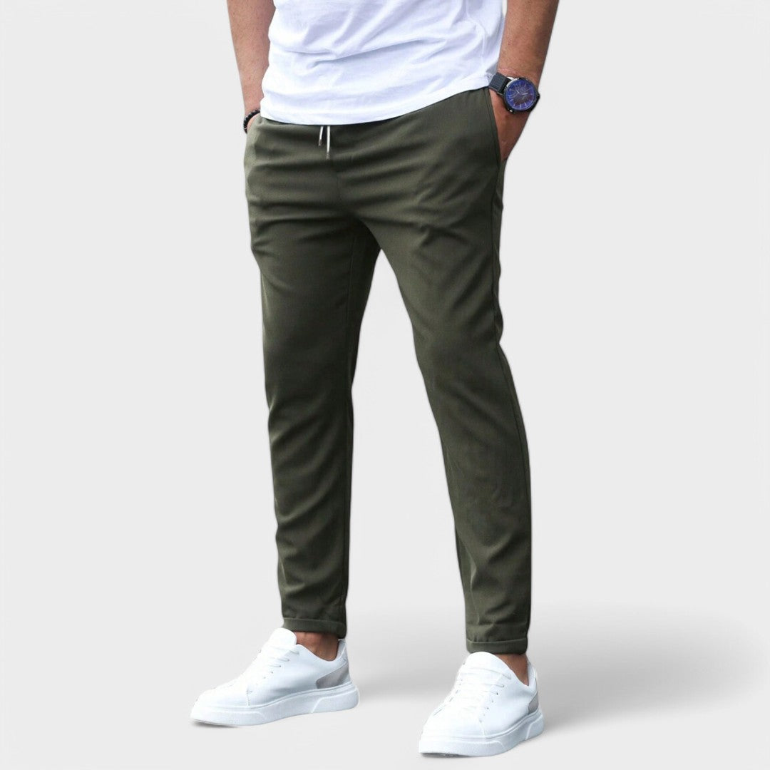Laluna® | Moderne stretch herenbroek