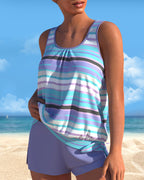 Tankini con U-hals in streetdesign