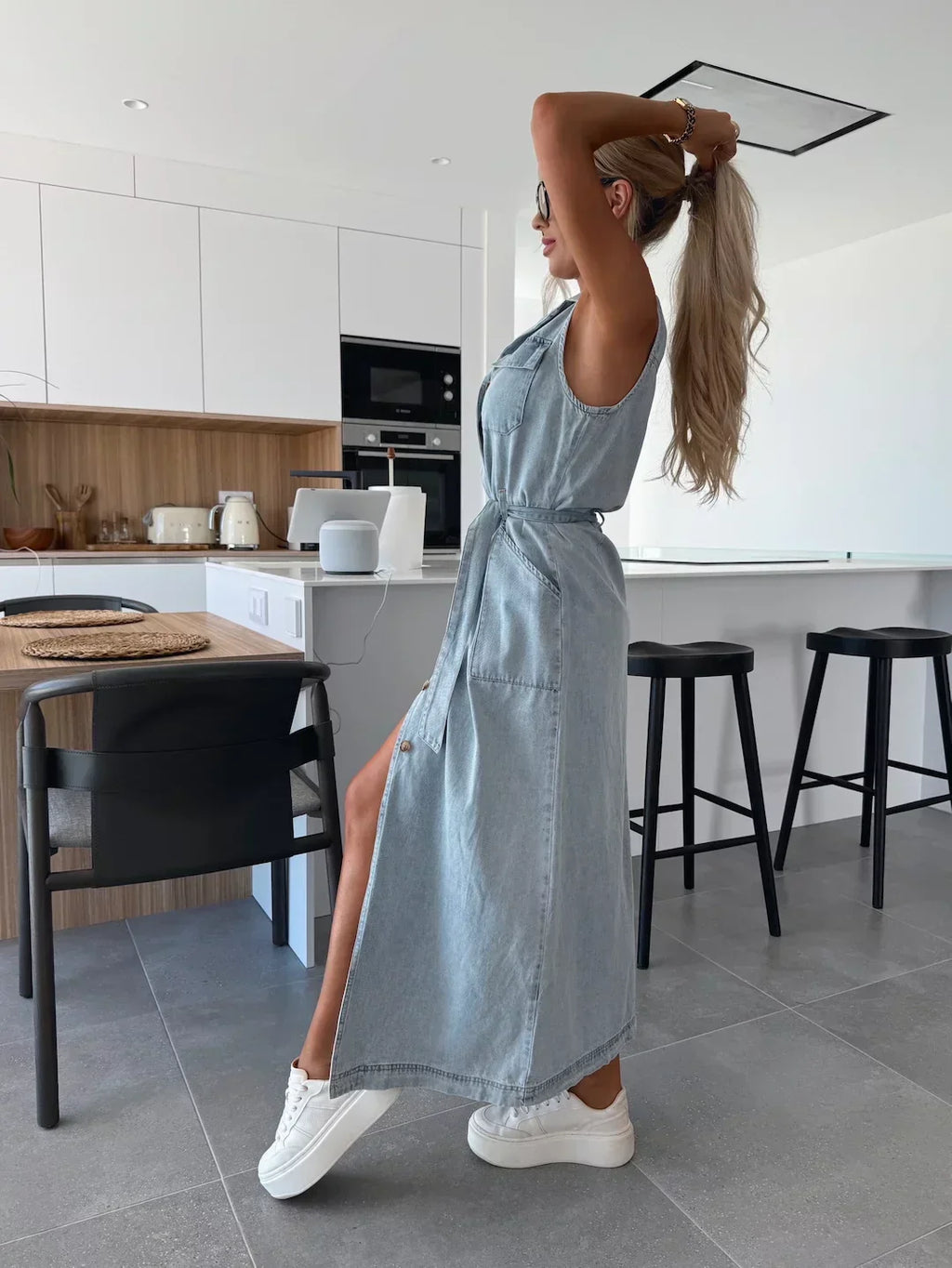 Isabella | Maxi giubbotto in denim