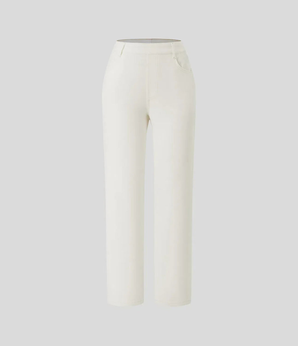 Lotte | Elastische en comfortabele broek met hoge taille