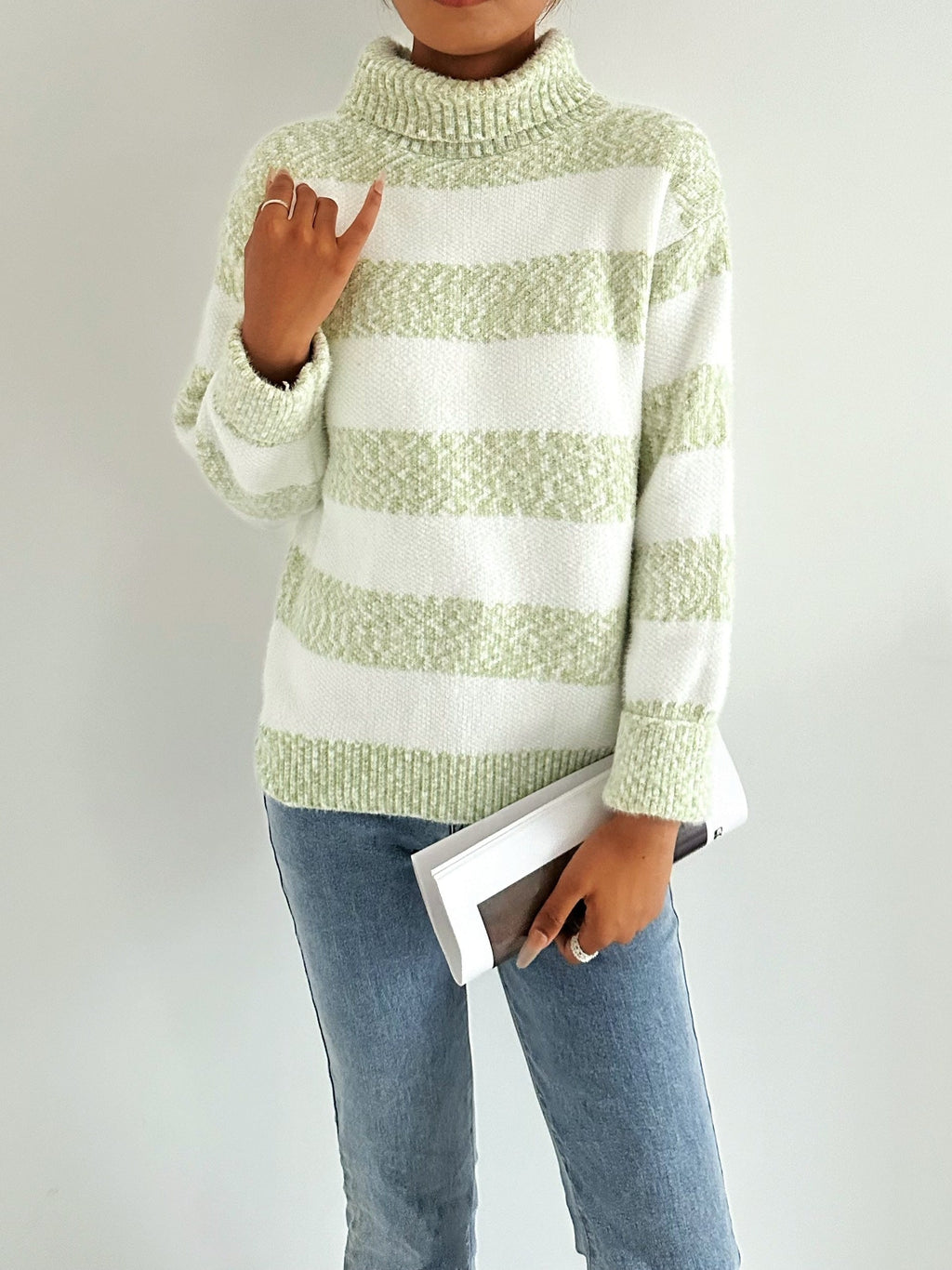 LALUNA® | MAGLIA A RIGHE ACCOGLIENTE