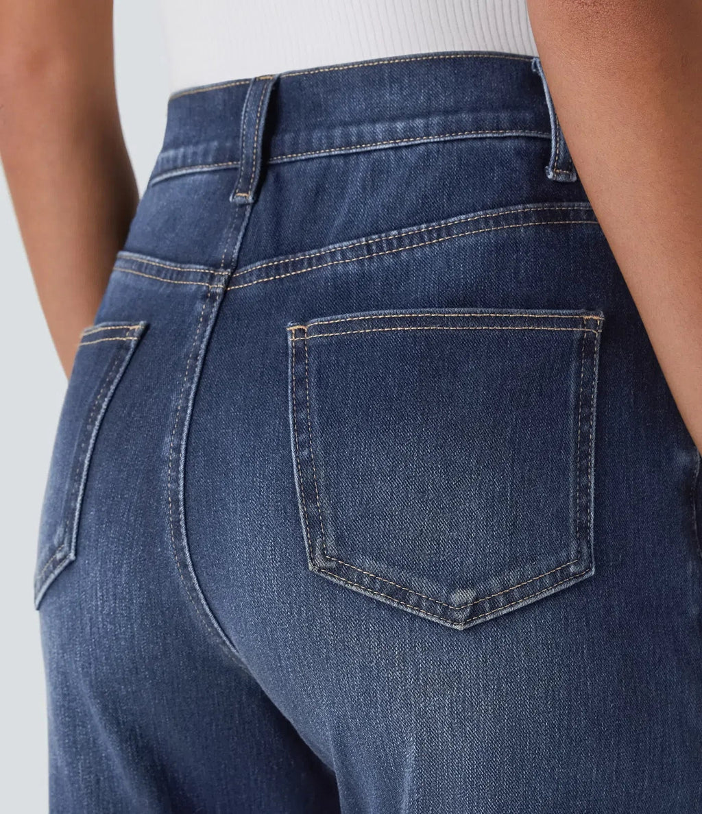 Lotte | Elastische en comfortabele broek met hoge taille