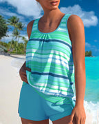 Tankini con U-hals in streetdesign