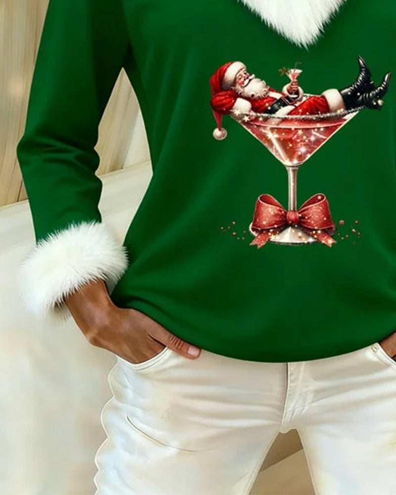 Stijlvolle Trui met Kerstprint