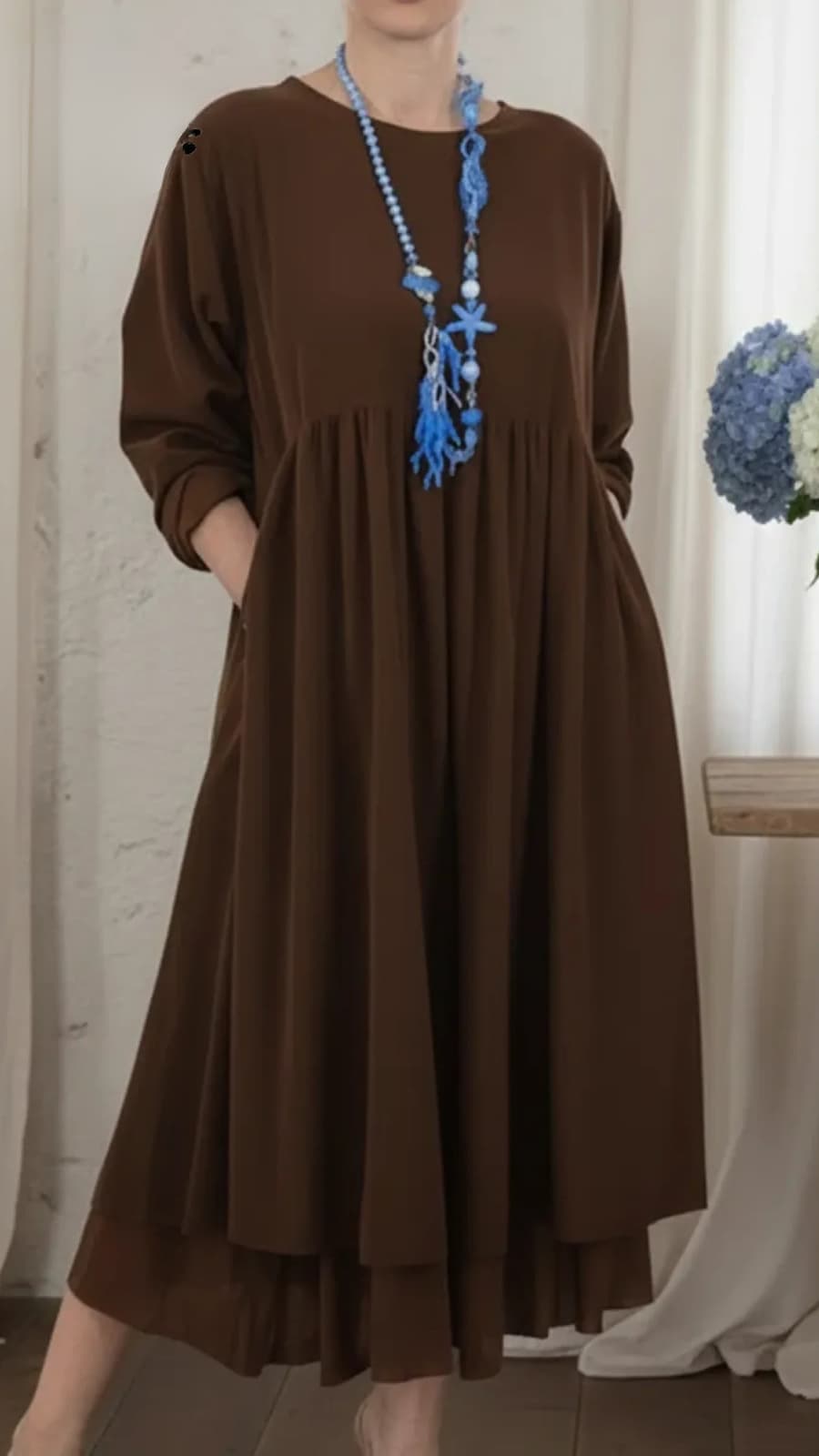 Loralya™ – Coprispalle ed eleganti maxi pantaloni