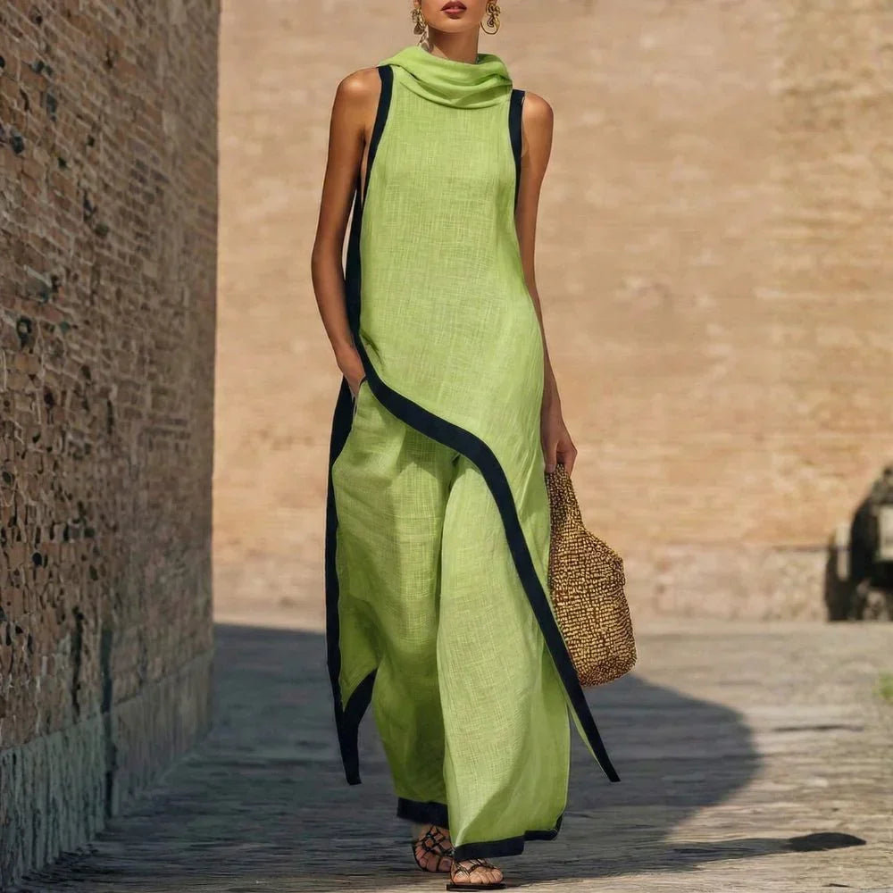 Selvaggia | Completo Effetto Lino Minimalista
