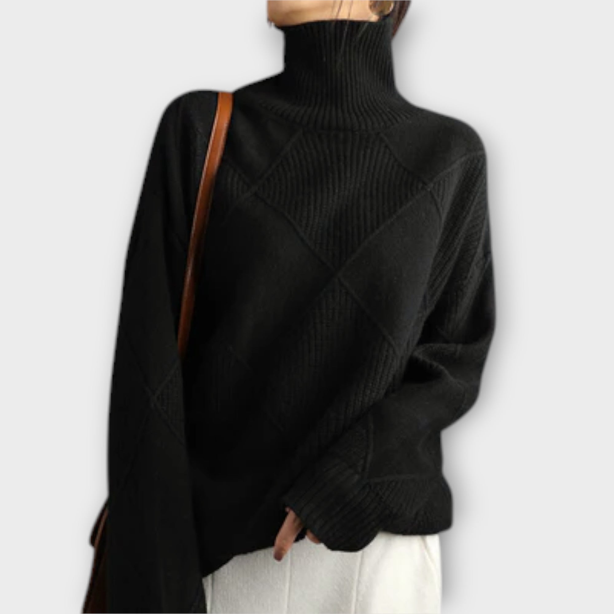 Lavina™ - Maglione comfort rullekrave