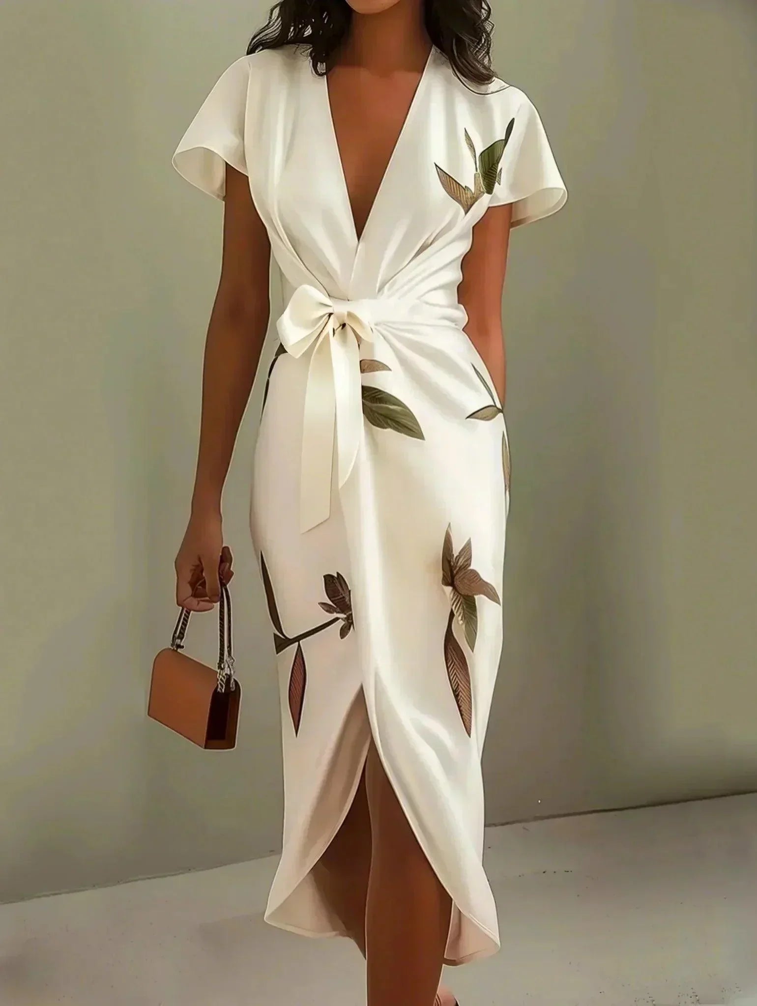 Elin™ | Elegante stampa floreale con stampa floreale