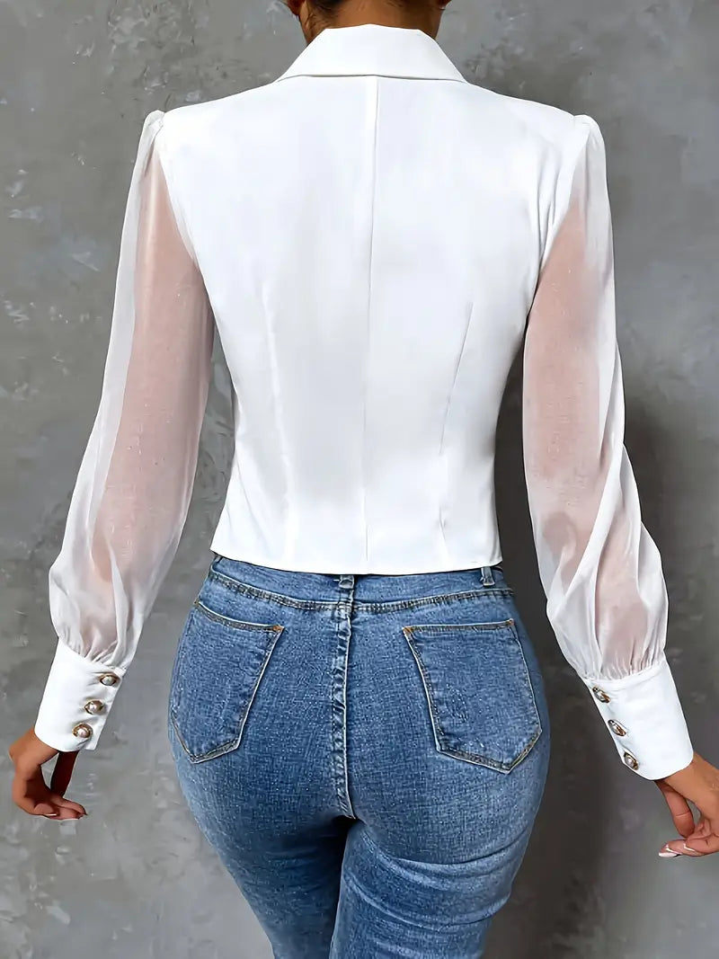 Yurelle™ – Camicetta elegante con fantasia