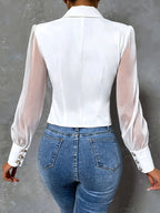 Yurelle™ – Camicetta elegante con fantasia
