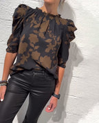 Nina | Blouse Pompmouw Ruche