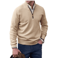 Bram | Elegante Kasjmier Zip Sweater