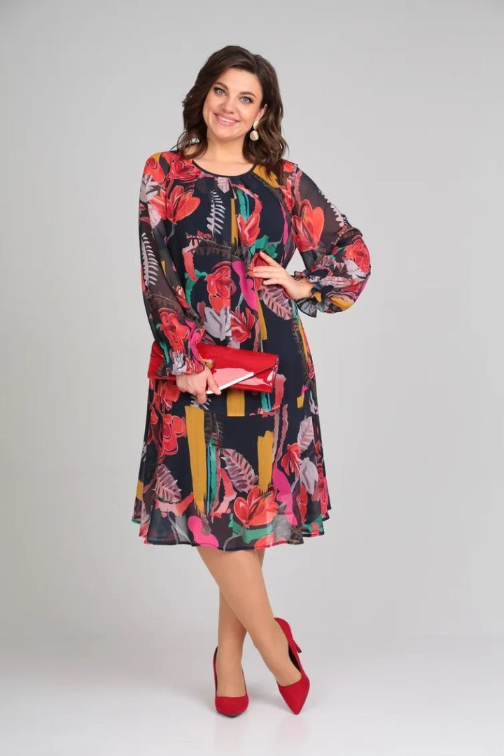 Fiore | Elegante Bloemenjurk