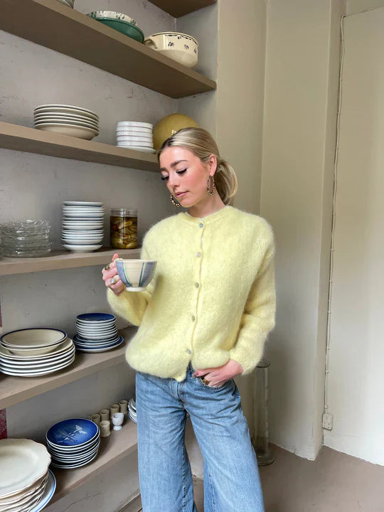 LALUNA® | CARDIGAN IN MOHAIR