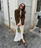 LALUNA® | BLAZER IN CAMOSCIO