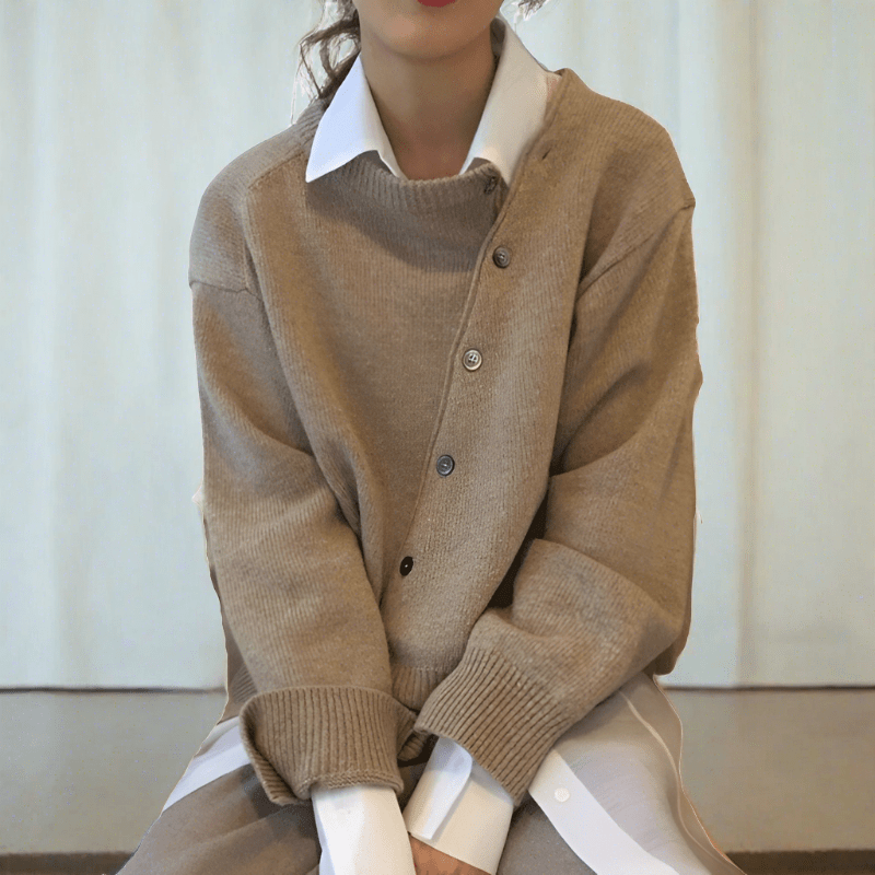 Laluna® | Cardigan incontrato Knoopjes