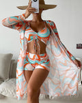 Lotte | 3-Delige Bikini Set met Print