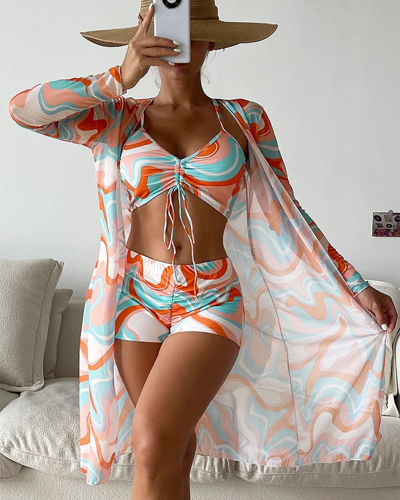 Lotte | 3-Delige Bikini Set met Print
