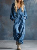 Alina™ - Tuta in jeans