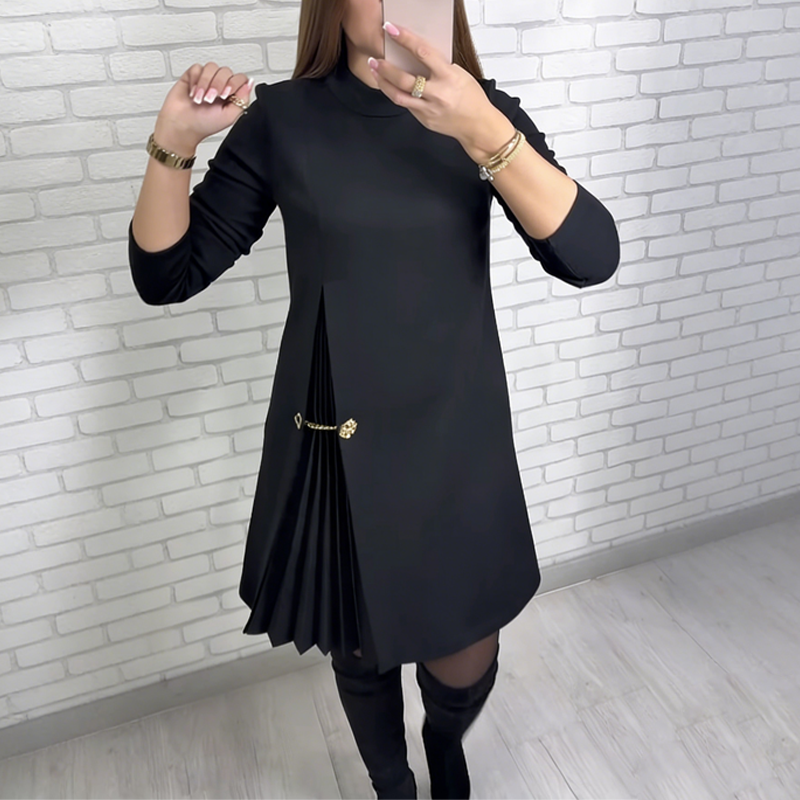 Isabelle™ – Abito elegante con dettagli pieghettati