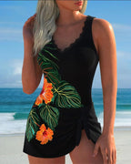 Cátia - tankini con blomsterprint