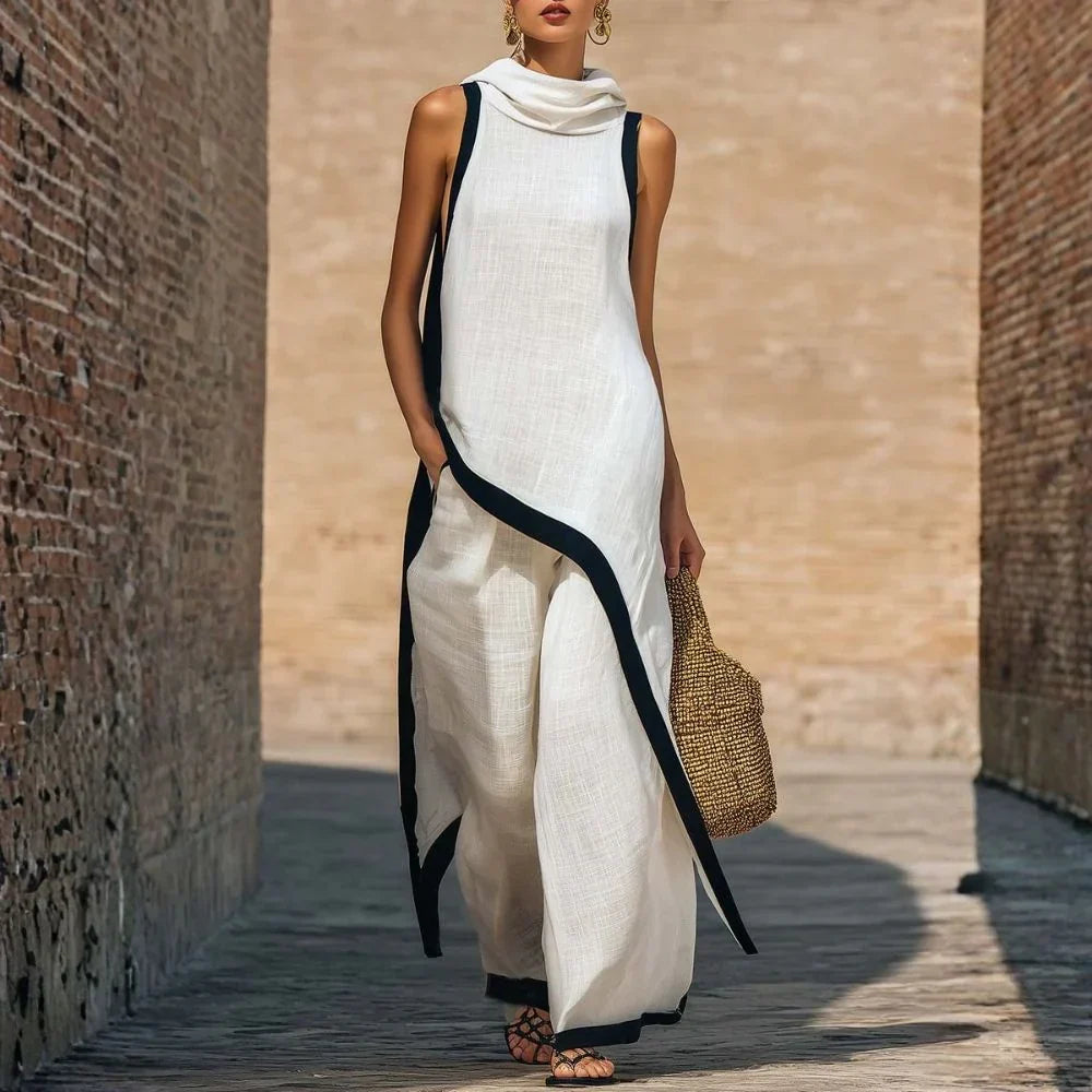 Selvaggia | Completo Effetto Lino Minimalista