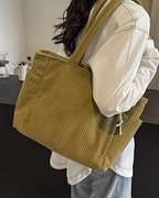 Tessa | Geribbelde Totetas met Koorddetail