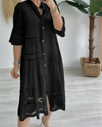 Eva | Comfortabele Kanten Jurk