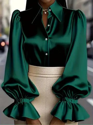 Raveena™ – Blusa elegante e con volant