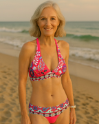 Joana - Bikini boho allacciato al collo