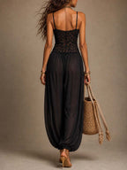 Laura | Costume con Pizzo e Laccio al Collo