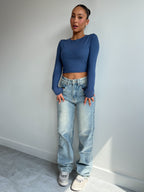 JEANS STRAPPATI VIRALI