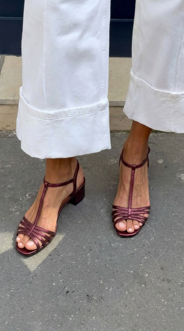 Allegra | Sandali eleganti Gouden Dagelijkse