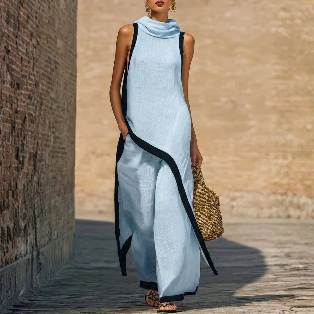 Selvaggia | Completo Effetto Lino Minimalista