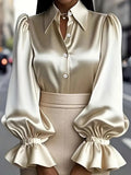 Raveena™ – Blusa elegante e con volant