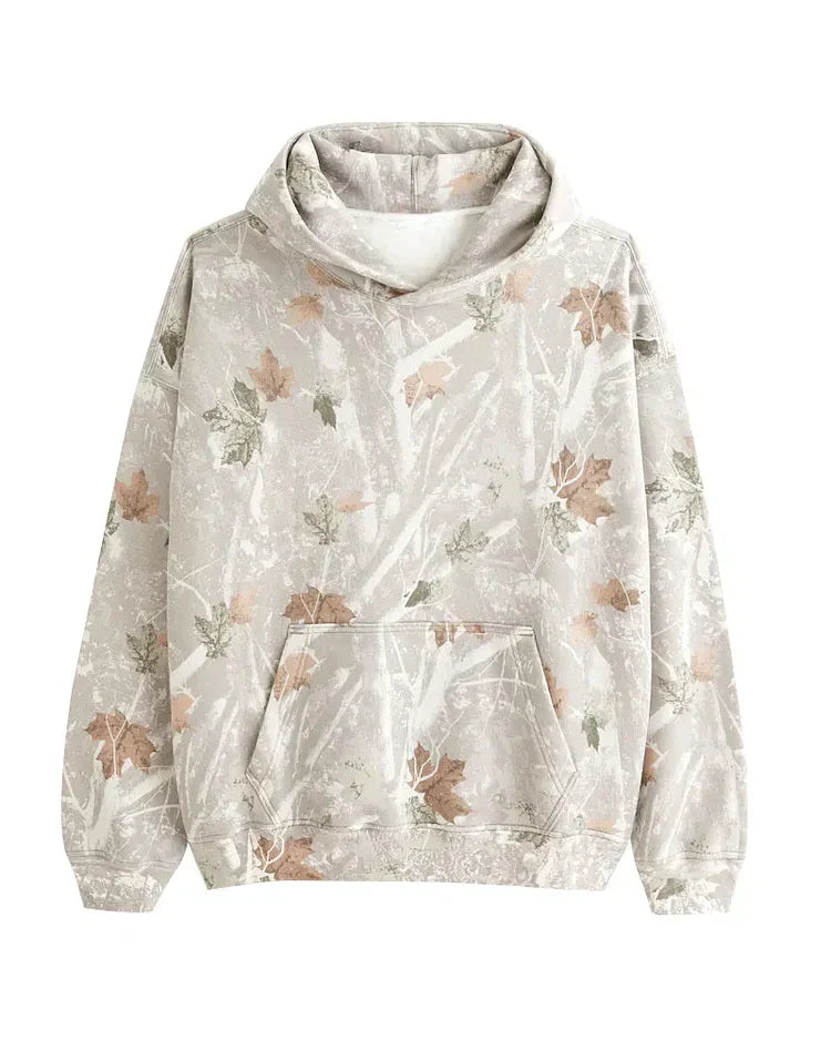 FELPA UNISEX CAMO CON CAPPUCCIO