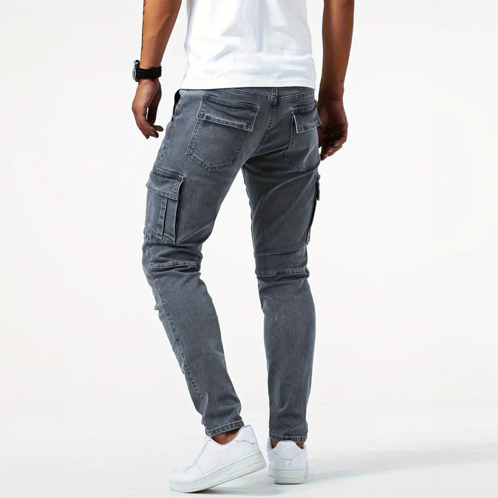 Laluna® | Jeans cargo elasticizzati