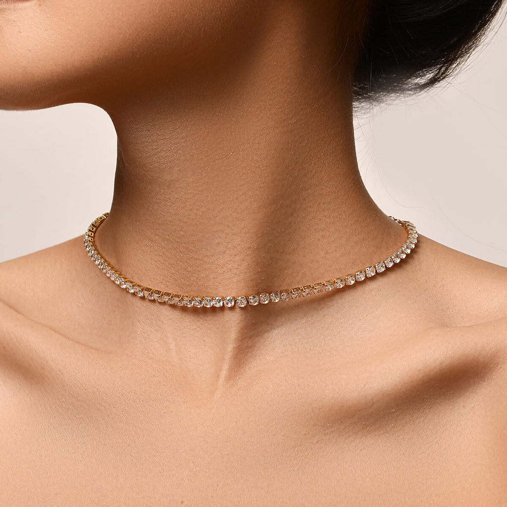 Linea Girocollo Cristalli