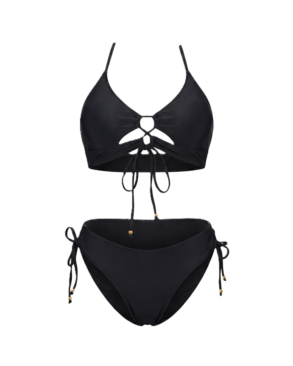 Filippa | Bikini con Laccetti e Dettaglio Annodato
