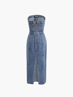 Sanne | Abito midi in jeans