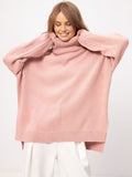 Tessa | Oversized Trui met Split
