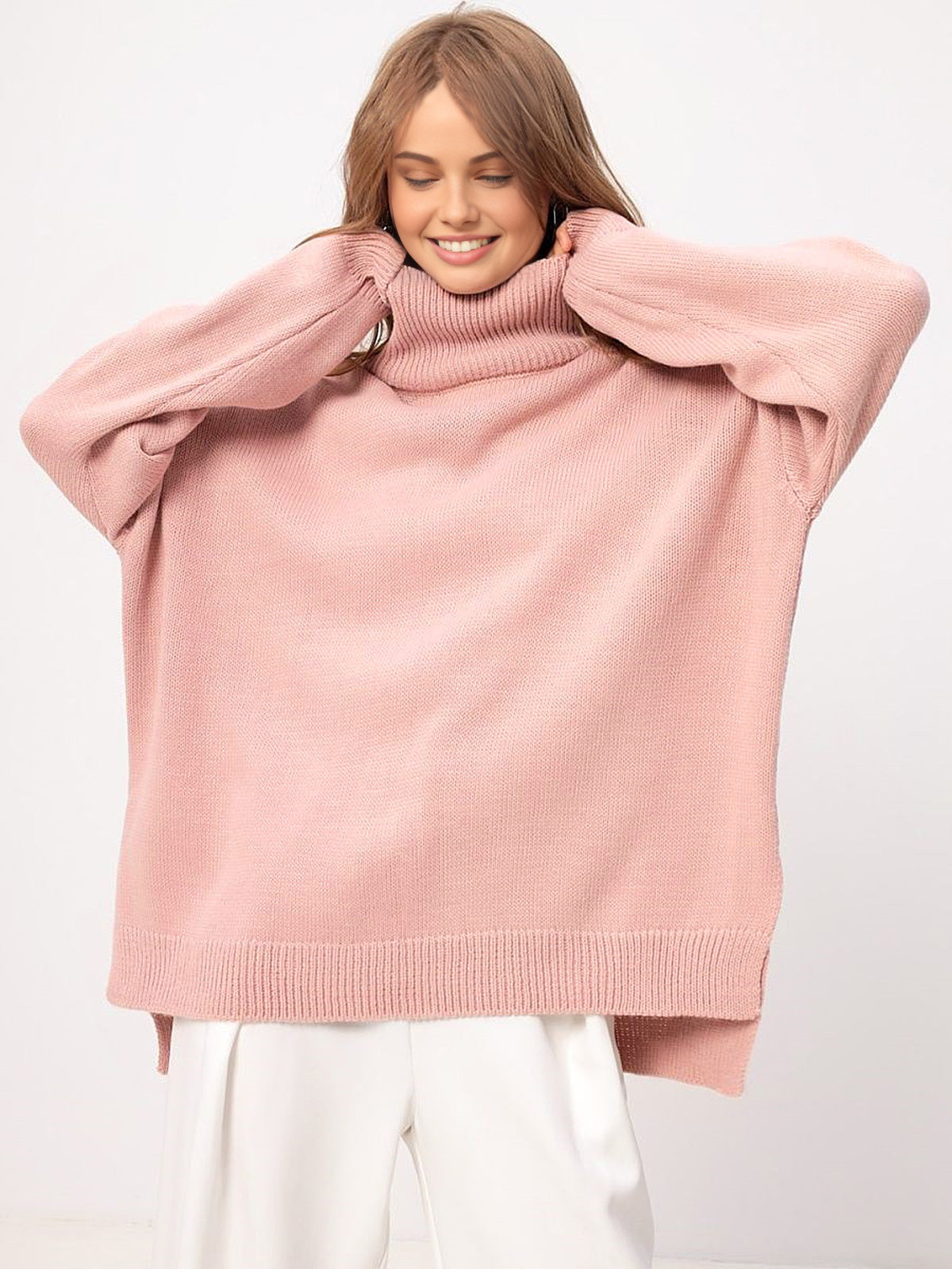 Tessa | Oversized Trui met Split