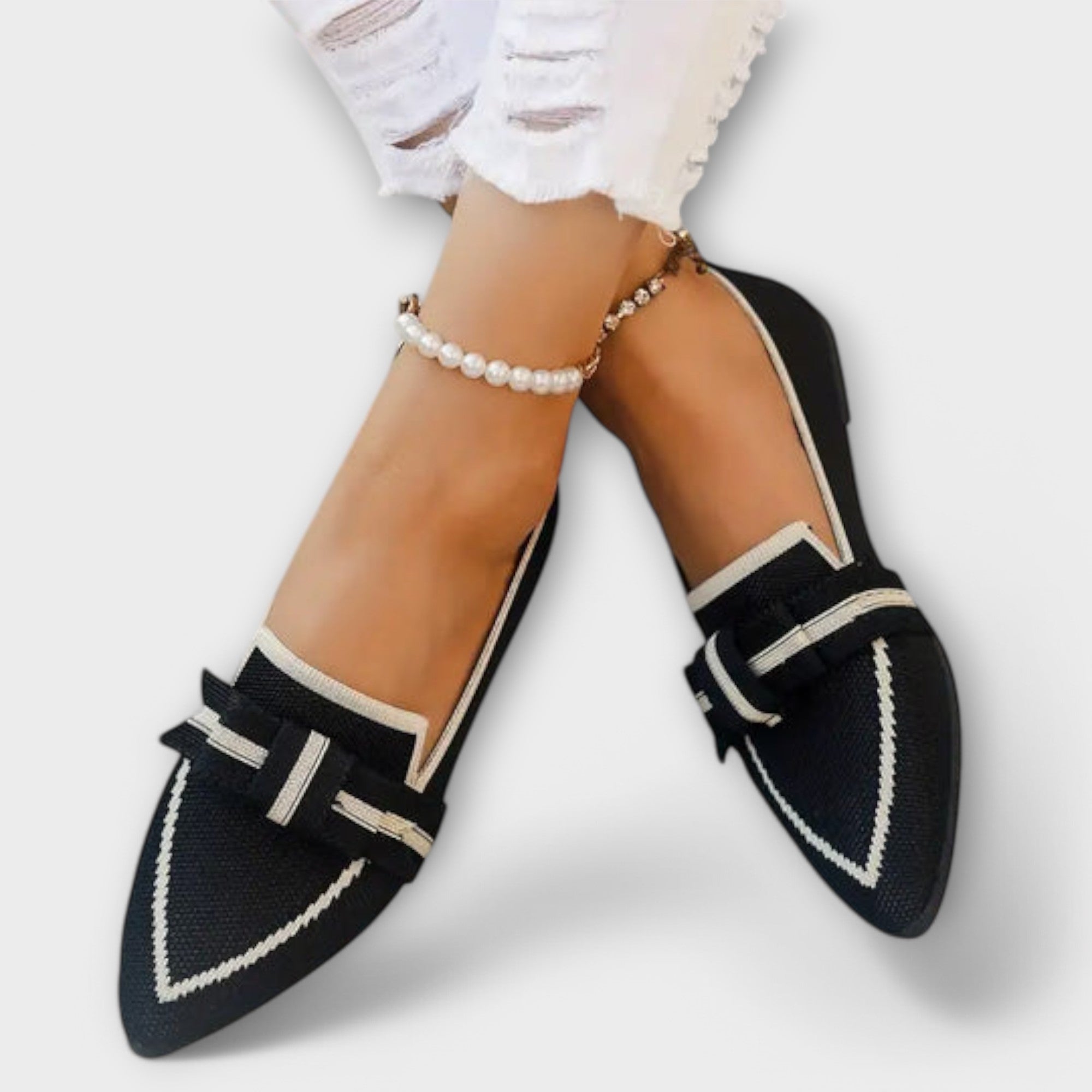 Vlakke Dameschoenen met Geknoopt Design