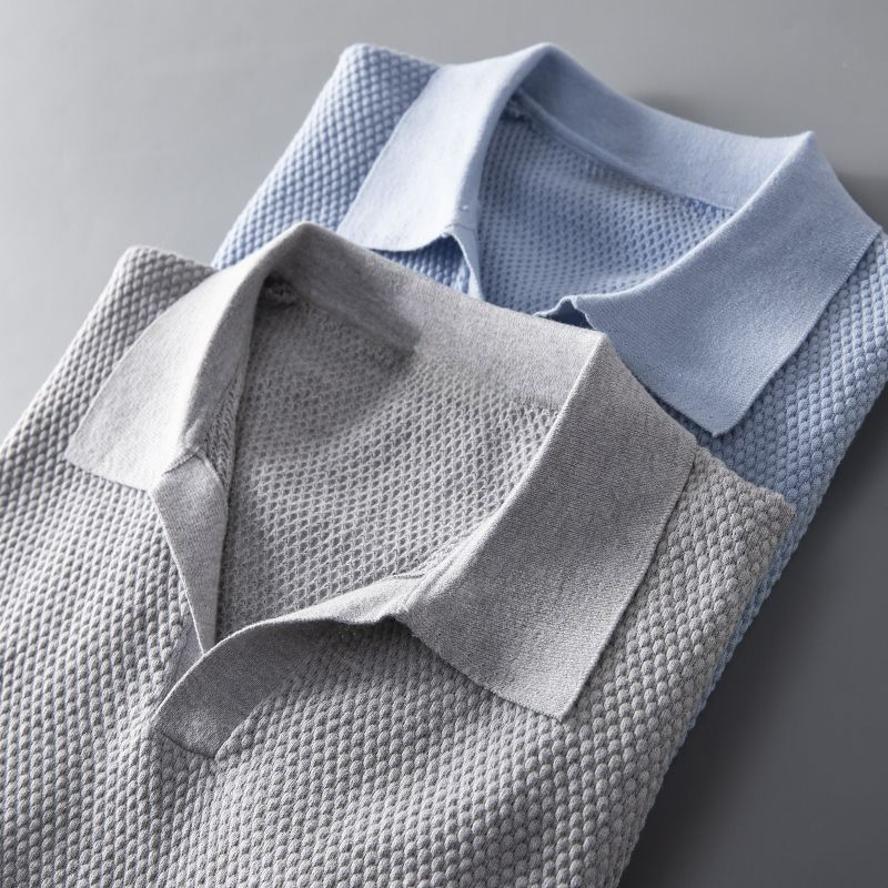 Laluna® | Geribbelde Katoenen Polo