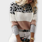 Mydel™ - Maglione Lækkert con design leopardato