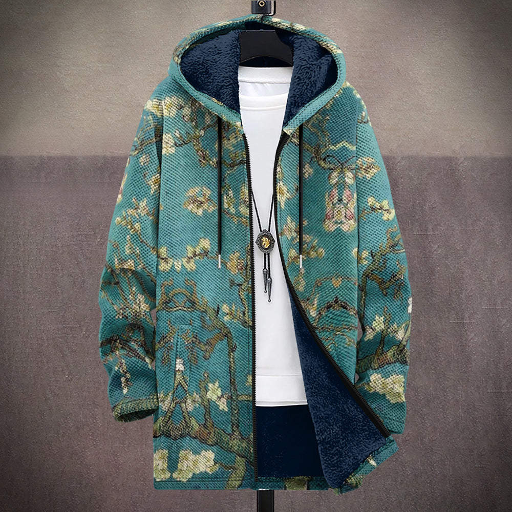 Vincenza | Cardigan Artistico con Cappuccio