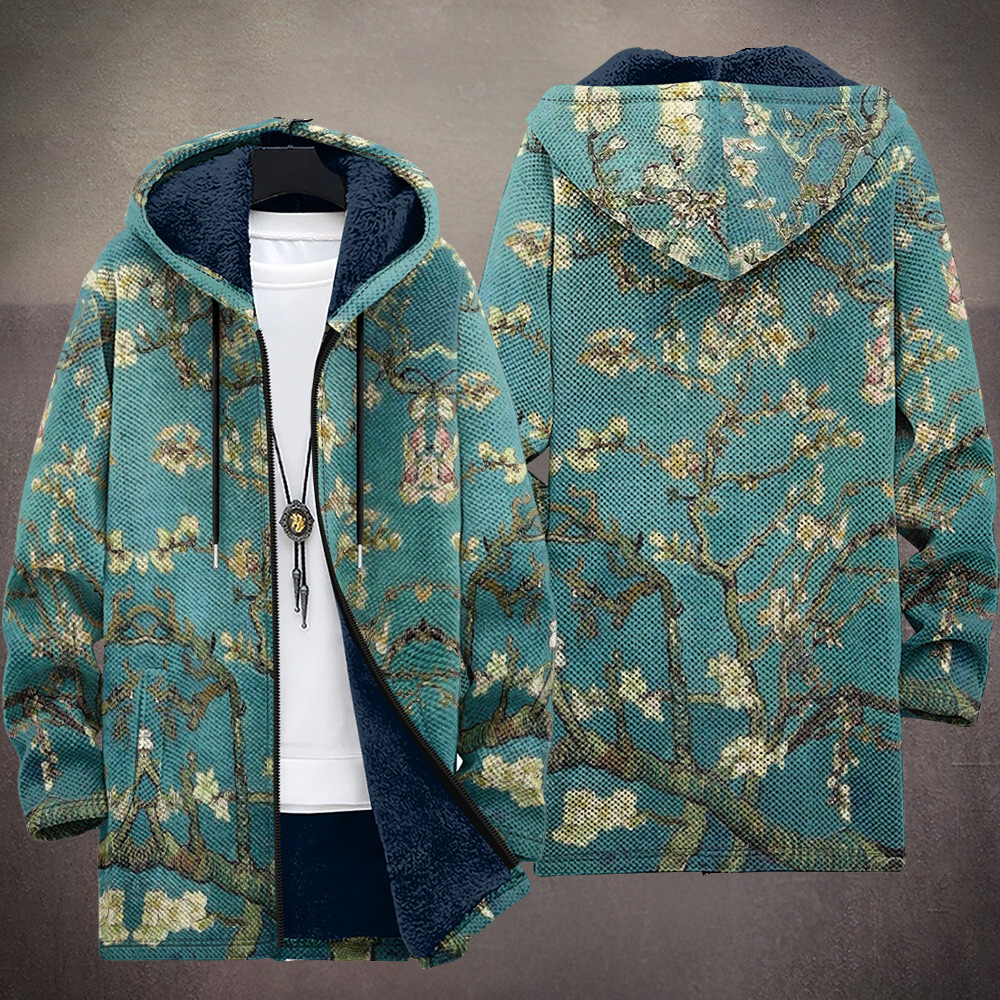 Vincenza | Cardigan Artistico con Cappuccio